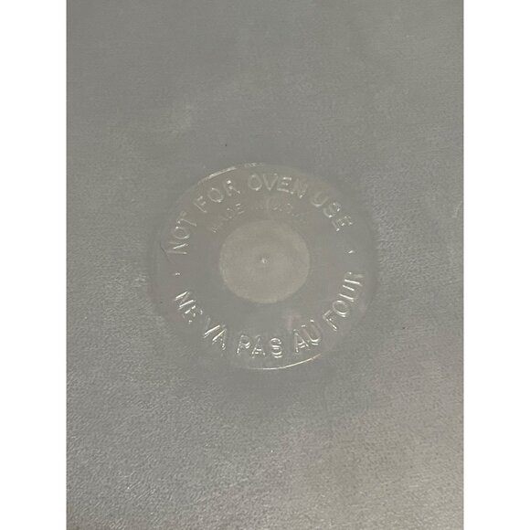 Tupperware Ultra 21 Oval Casserole Frosted Lid #1781-2 Microwave-Safe - Picture 3 of 6